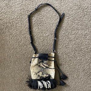Isabel Marant Snake Effect Buckle Bag